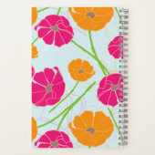 La de Da Spring Floral 5,5" x 8,5" SpiralNotebook Notizblock (Rückseite)