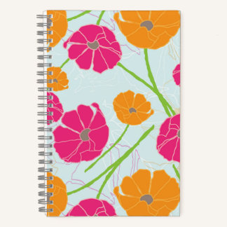 La de Da Spring Floral 5,5" x 8,5" SpiralNotebook Notizblock