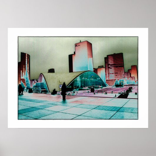 La Défense Art - Paris/Frankreich Poster (Vorne)