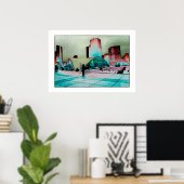La Défense Art - Paris/Frankreich Poster (Heimbüro)