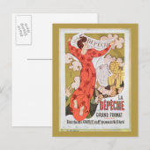 "La depeche de Toulouse" Postkarte (Vorne/Hinten)