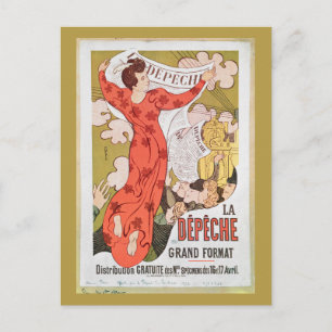 "La depeche de Toulouse" Postkarte