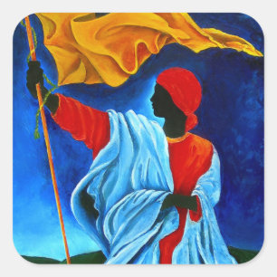 La Dessalinienne 2009 Quadratischer Aufkleber