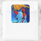 La Dessalinienne 2009 Quadratischer Aufkleber (Tasche)