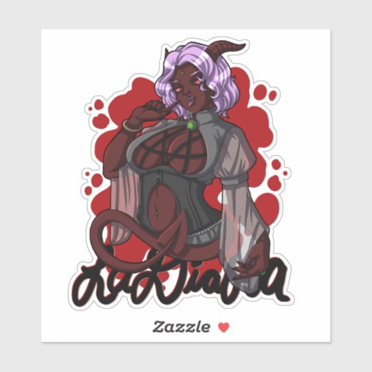 La Diabla Aufkleber (Blatt)