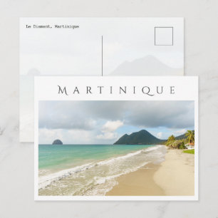 La Diamant, Martinique Reise Postkarte