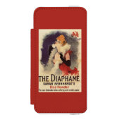 La Diaphane Frau, die Gesichtpromo-Plakat Incipio iPhone Geldbeutel-Hülle (Folio Vorderseite)