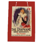 La Diaphane Frau, die Gesichtpromo-Plakat Mittlere Geschenktüte (Rückseite)