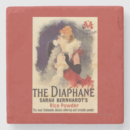 La Diaphane Frau, die Gesichtpromo-Plakat Steinuntersetzer (Vorderseite)