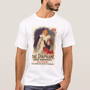 La Diaphane Frau pudert Gesicht Promo-Plakat T-Shirt
