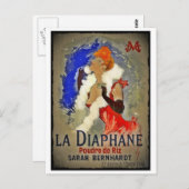 La Diaphane Poudre de Riz Postkarte (Vorne/Hinten)