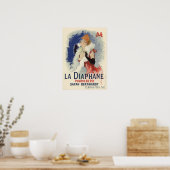 La Diaphane von Jules Chéret Poster (Küche)