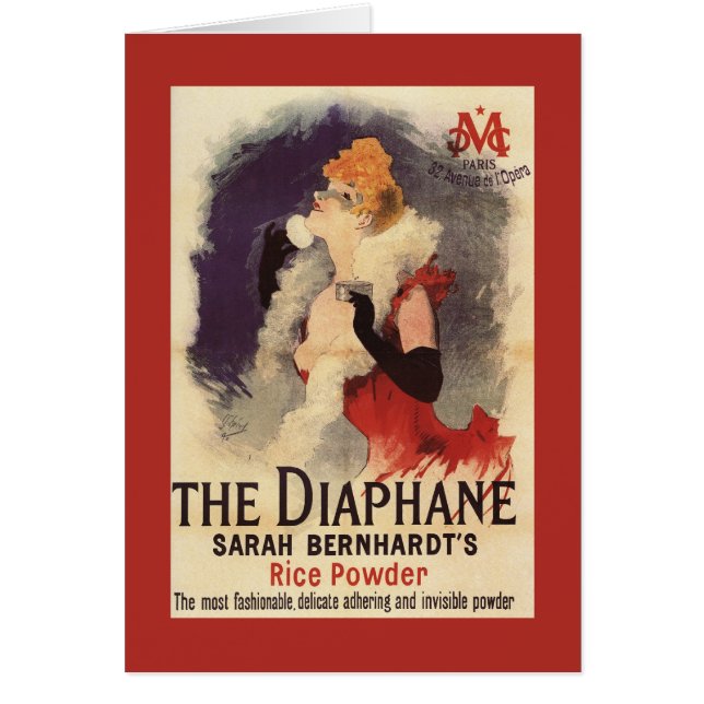 La Diaphane Woman Powdering Face Promo Poster (Vorne)