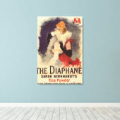 La Diaphane Woman Powdering Face Promo Poster Leinwanddruck (Insitu (Holzboden))