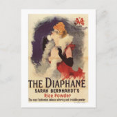 La Diaphane Woman Powdering Face Promo Poster Postkarte (Vorderseite)