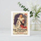La Diaphane Woman Powdering Face Promo Poster Postkarte (Stehend Vorderseite)