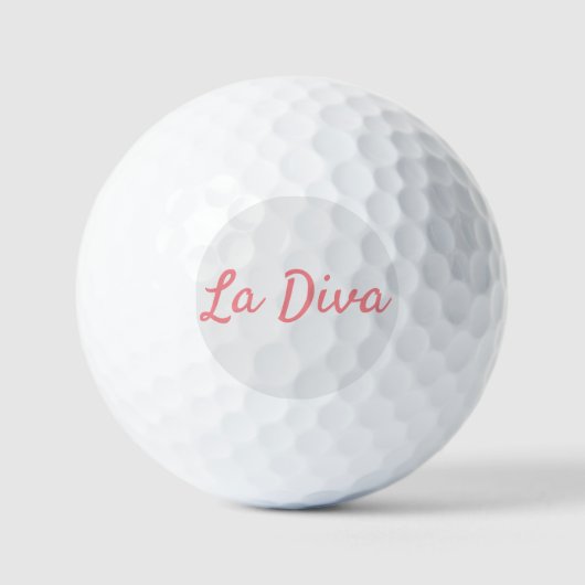La Diva Golfball (Vorderseite)