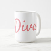 La Diva   Kaffeetasse (VorderseiteRechts)