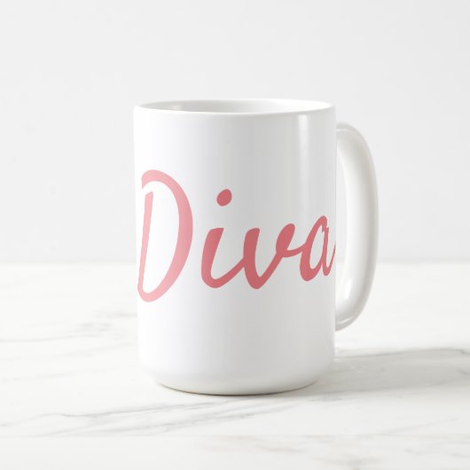 La Diva   Kaffeetasse (VorderseiteRechts)