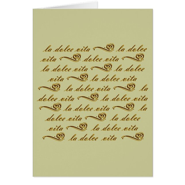 La Dolce Vita (Vorne)