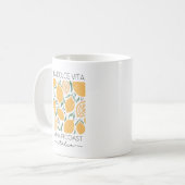 La Dolce Vita Amalfi Küste Italien Zitronen Kaffeetasse (Vorderseite Links)