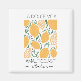 La Dolce Vita Amalfi Küste Italien Zitronen Magnet