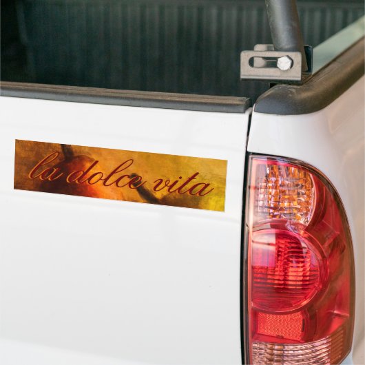 La Dolce Vita Autoaufkleber (Auf Lkw)