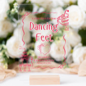 La Dolce Vita Bachelorette Acrylschild