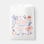 La Dolce Vita Bachelorette Party Survival Kit Geschenktütchen (Vorderseite)