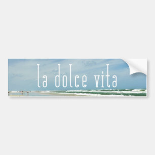 La Dolce Vita Beach Autoaufkleber