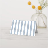 La Dolce Vita Blauer Streifen geflochtene Platzkar Platzkarte (Rückseite)