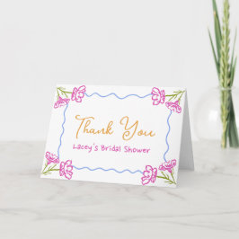 La Dolce Vita Brautparty Dankeskarte