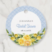 La Dolce Vita - Brautparty Mittelmeerlemon Geschenkanhänger (Rückseite)