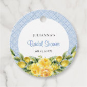 La Dolce Vita - Brautparty Mittelmeerlemon Geschenkanhänger (Vorderseite)