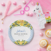 La Dolce Vita - Brautparty Mittelmeerlemon Pappteller (Party)