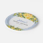 La Dolce Vita - Brautparty Mittelmeerlemon Pappteller (Schrägansicht)