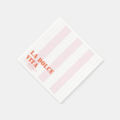 La dolce vita Brautparty Serviette (Ecke)