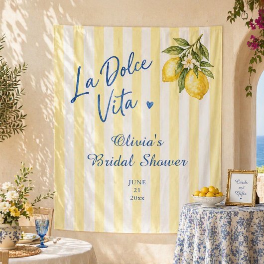 La Dolce Vita Brautparty Wandteppich