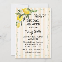 La Dolce Vita Bridal Dusche Einladung