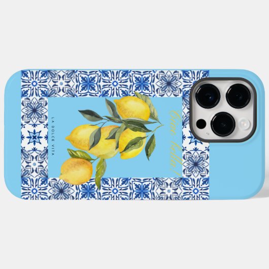 La Dolce Vita Case-Mate iPhone Hülle (Rückseite (Horizontal))