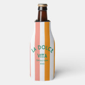 La Dolce Vita Cinque Terra Cabana Flaschenkühler (Flaschenvorderseite)