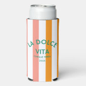 La Dolce Vita Cinque Terra Cabana Selters Dosenkühler (Seltzer Rückseite)