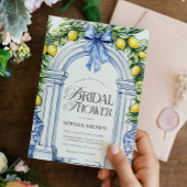 La Dolce Vita Citrus Greenery Brautparty Einladung