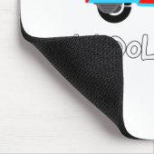 La Dolce Vita Das süße Leben auf einem Scooter Mousepad (Ecke)