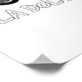 "La Dolce Vita" Das süße Leben Poster (Ecke)