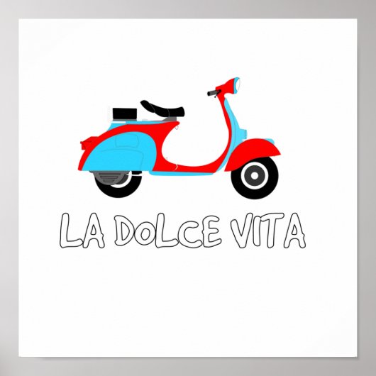 "La Dolce Vita" Das süße Leben Poster (Vorne)