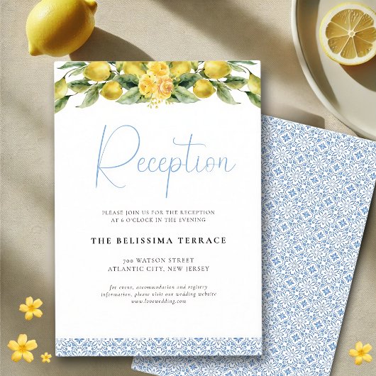 La Dolce Vita Empfang Beilage Card Begleitkarte