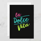 La Dolce Vita Feiertagskarte (Vorne/Hinten)