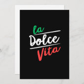 La Dolce Vita Feiertagskarte (Vorne/Hinten)