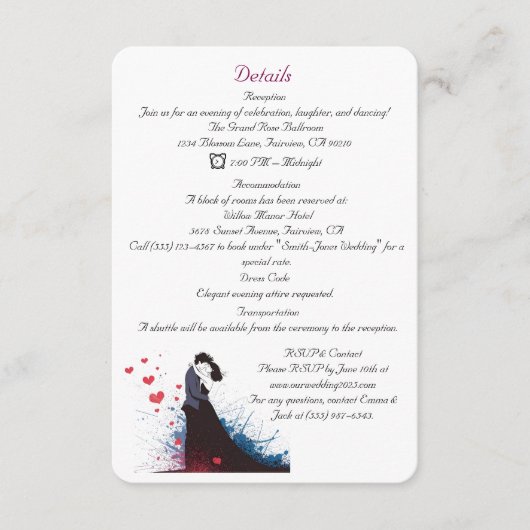 La Dolce Vita French Inspiration Classic der 40er  Begleitkarte (Vorderseite)